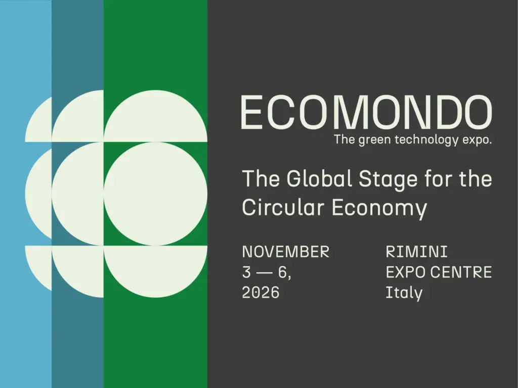 Ecomondo 2026, 3 to 6 November, Rimini Expo Centre, Italy